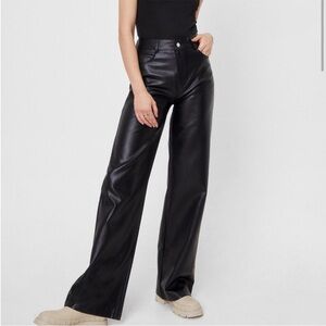 Nasty Gal Leather Pants LONG